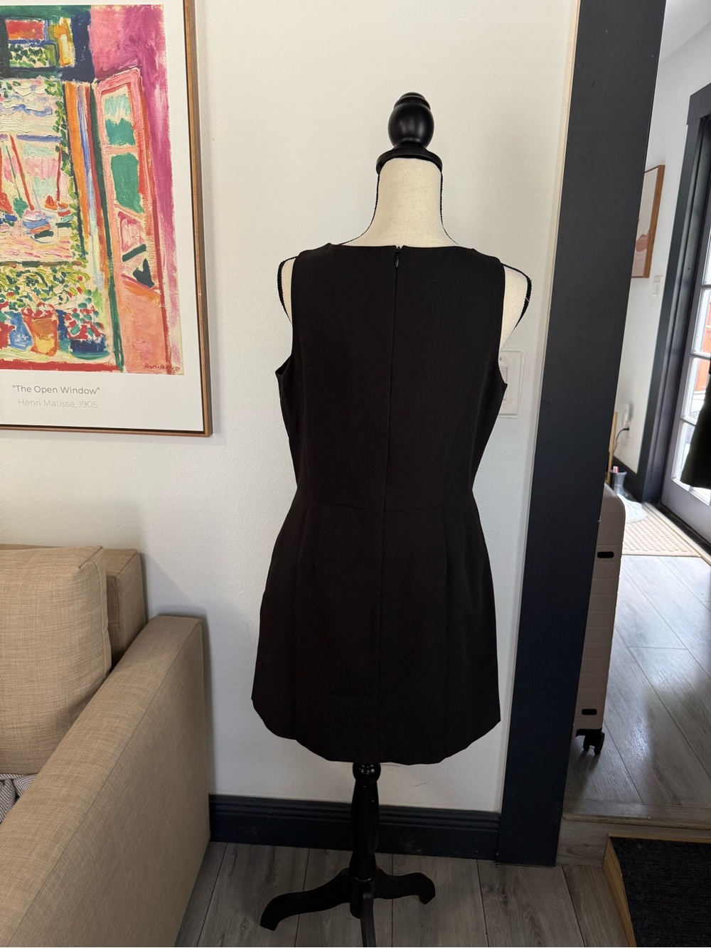 NWT Marcella Jessica Dress Black Mini Dress With Pockets Size M - Picture 8 of 10